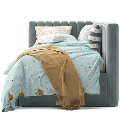 Corner Bed With Panels — Вид 6