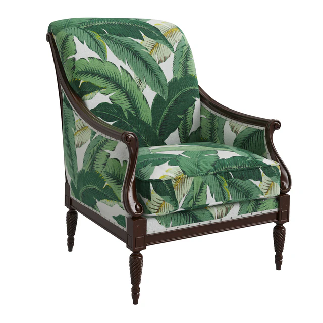 Harwood Accent Chair, Palm Leaf — Скачать