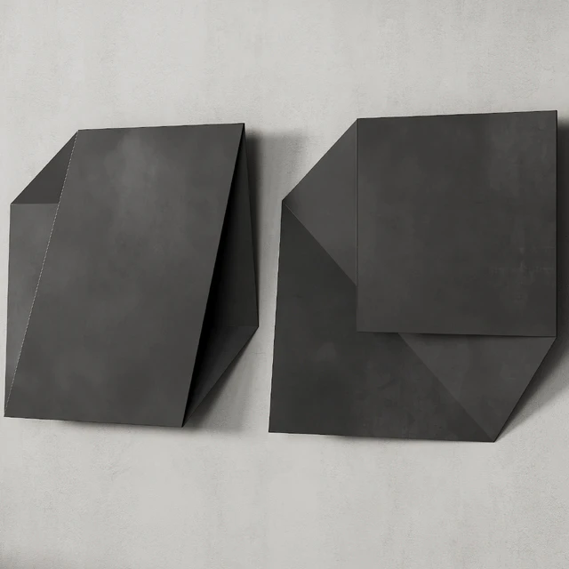 456 decorative wall art 22 minimal metal artworks by Heiner Thiel P02 — Скачать