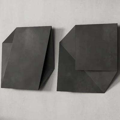 456 decorative wall art 22 minimal metal artworks by Heiner Thiel P02 — Вид 3