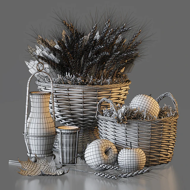 Decorative set with baskets 1 — Descargar