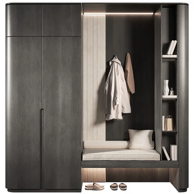Furniture set for the hallway 4. Modular modern composition — Ver 4