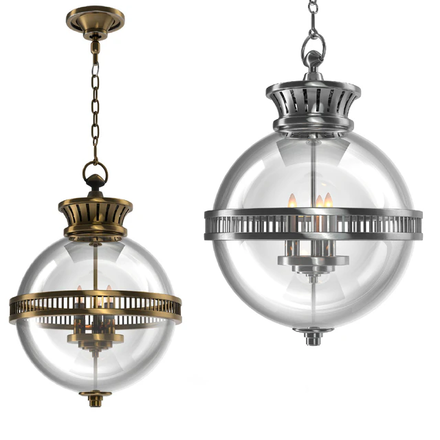 Visual Comfort Alderly 3 Light Globe Pendant — Descargar