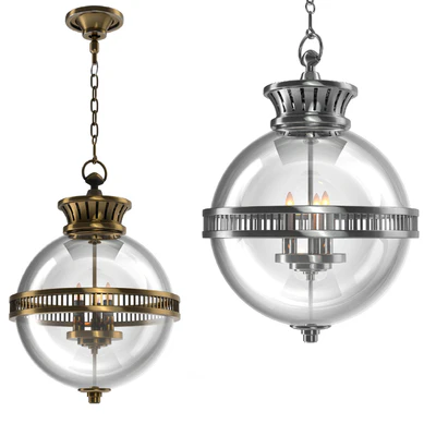 Visual Comfort Alderly 3 Light Globe Pendant — Ver 1