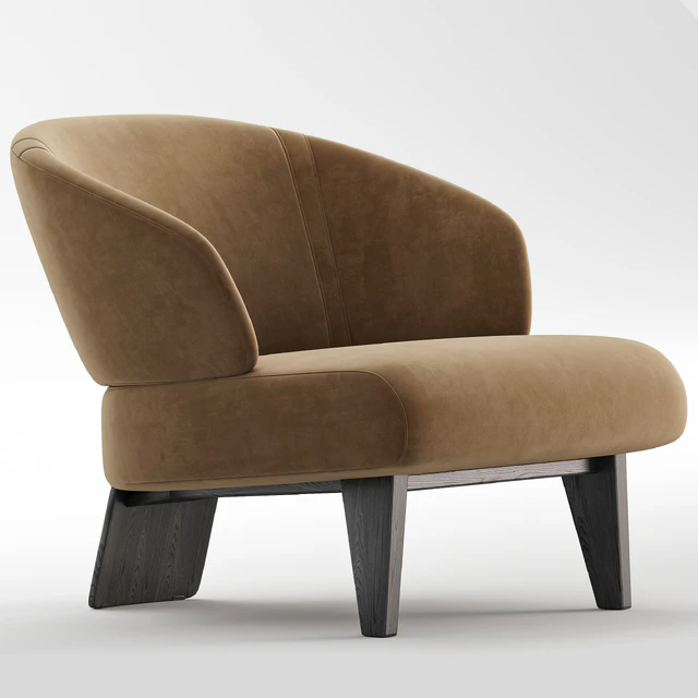 REEVES armchair by Minotti — Скачать