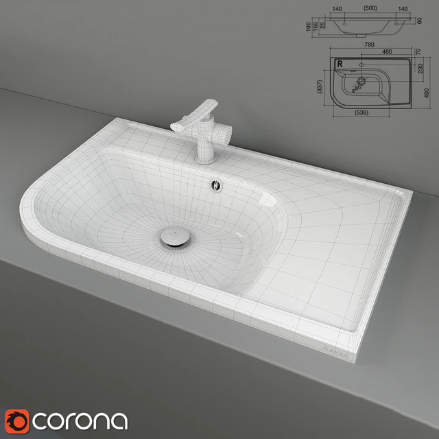 Washbasin Ravak Praktik U — Descargar