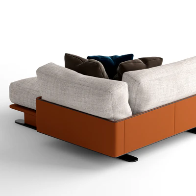 Longhi Ritual chaise lounge sofa — View 4