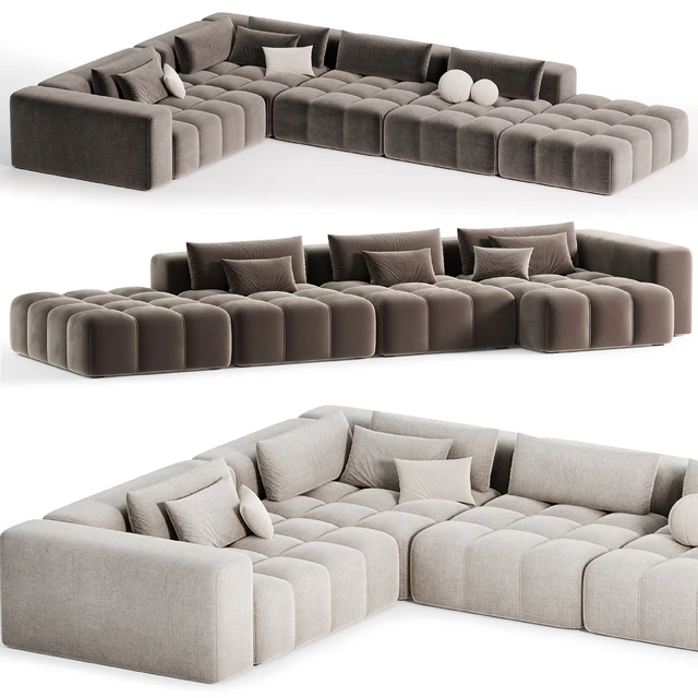 Modular Sofa CORBIN Sofa modern 02 By Cazarina — Descargar