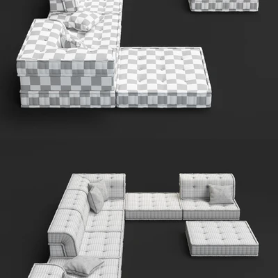 Sofa Mah Jong Roce Bobois — Ver 2