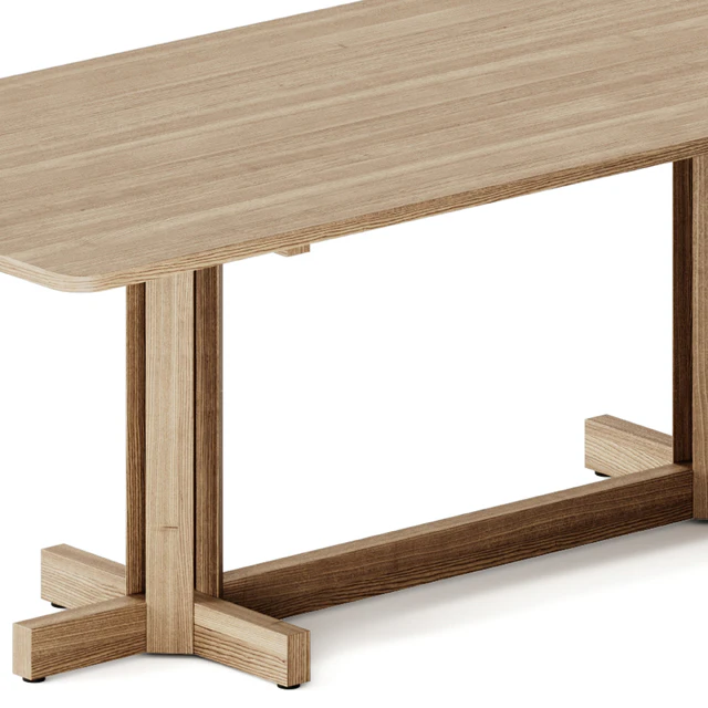 Kettal ALTAR Rectangular wooden dining table — Descargar