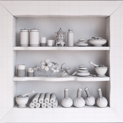 Set for spa and bathroom 1 — Ver 3