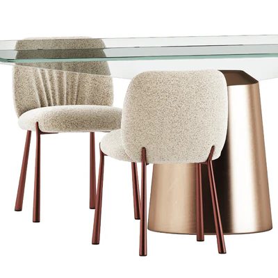 Mys Chairs and Spike Table by Midj — Вид 5