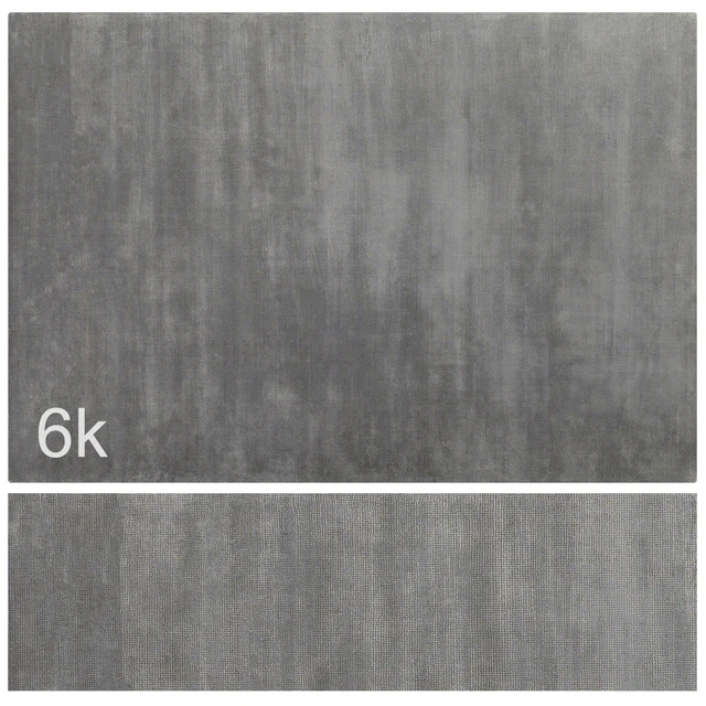 Carpet set 17 - Plain Gray Wool Rug / 6K — Descargar