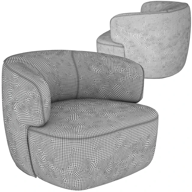 Armchair Molteni&C Elain — Скачать