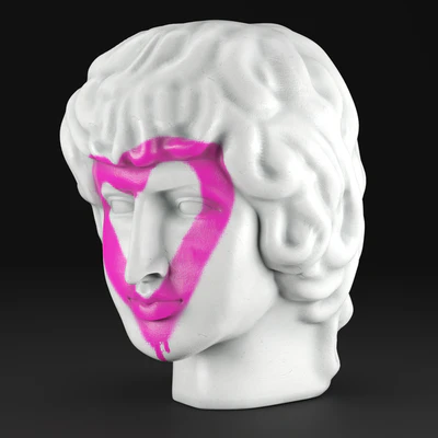 Plaster Head Antinous — Ver 4
