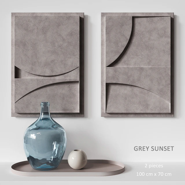 Relief Gray Sunset — Descargar