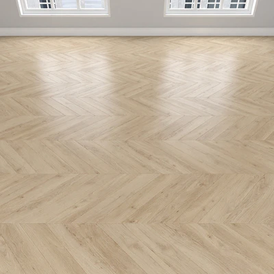 Parquet Oak, 3 types: herringbone, linear, chevron. — Ver 4