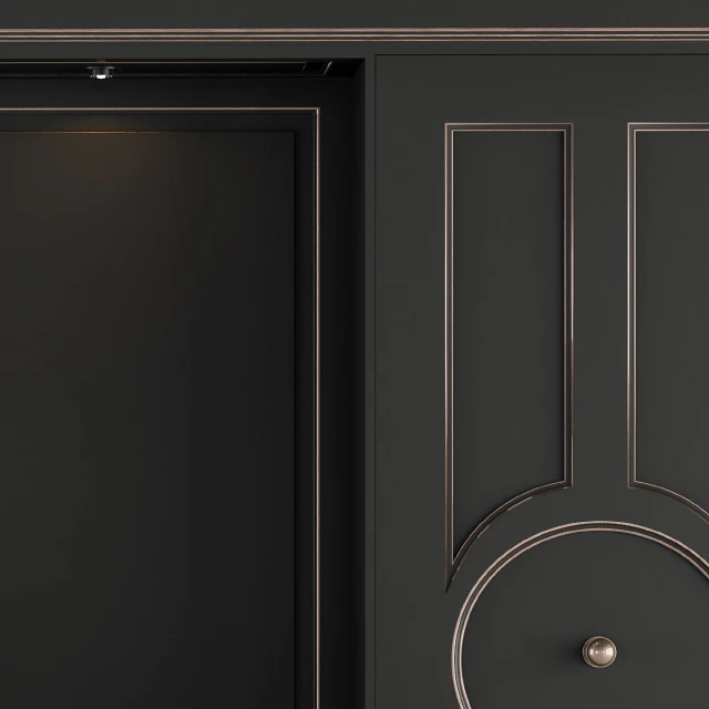 Hallway 16 - Black and Gold Set — Download