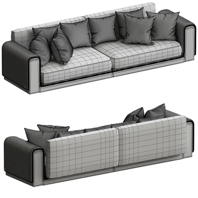 Roche Bobois UNDERLINE 4-SEAT SOFA — Ver 2