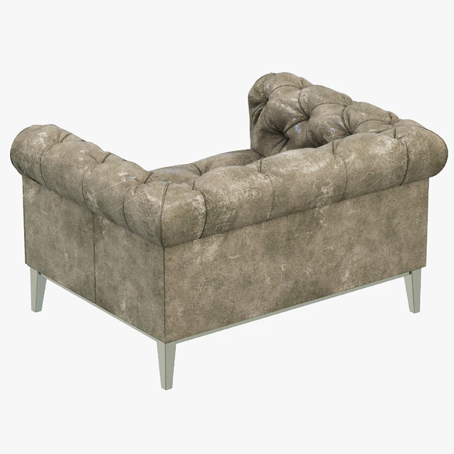 Restoration Hardware Italia Chesterfield Leather chair — Descargar