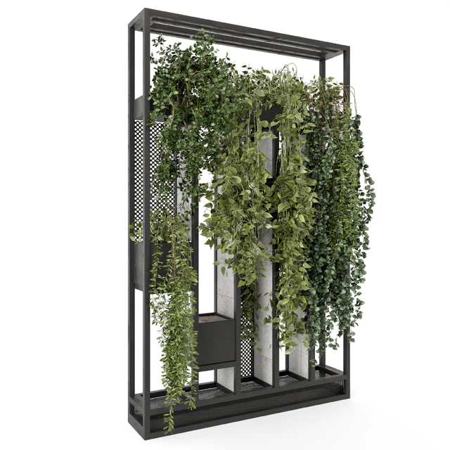 Indoor Hanging Plants in Metal Stand - Set 1698 — Descargar