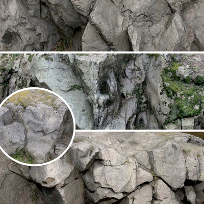 Rocks and cliff — Ver 2