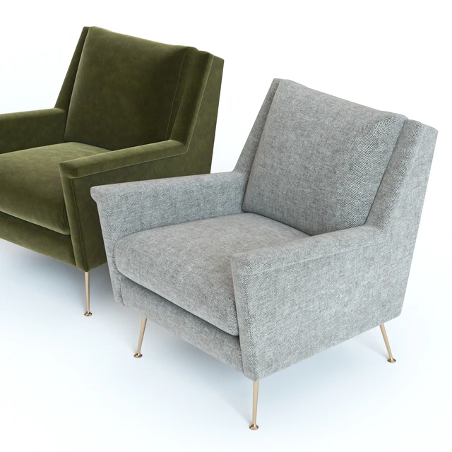 Western Elm Carlo Mid-Century Chair — Скачать