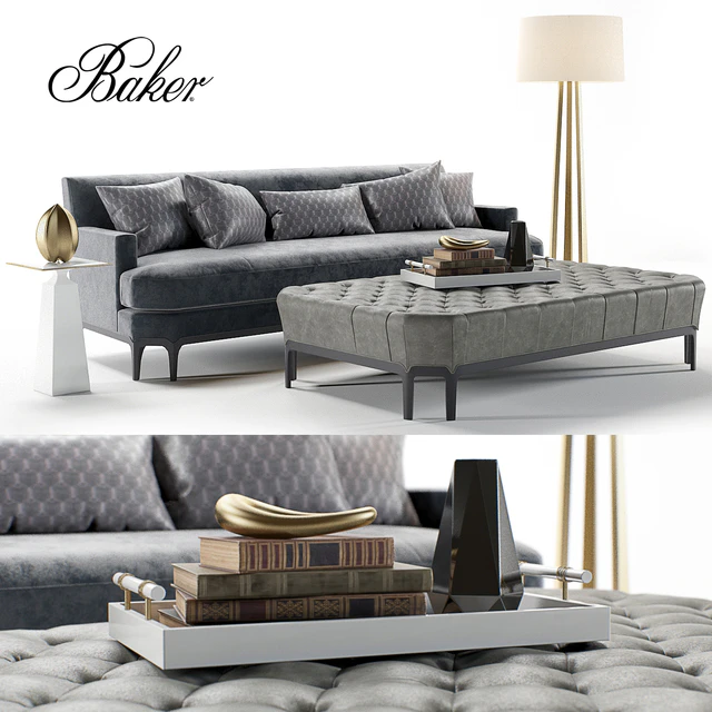 Baker Celestite Sofa — Скачать