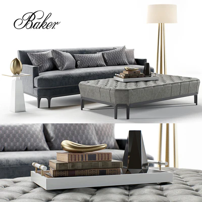 Baker Celestite Sofa — Вид 1