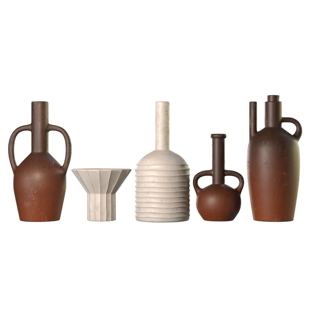 Artisan clay vessels set — Скачать