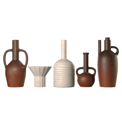 Artisan clay vessels set — Вид 5