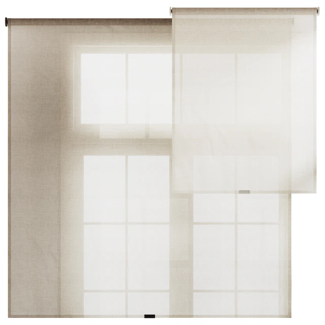 Linen Tulle Roller Blinds — Скачать