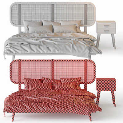 Bed Male table Evaine — Ver 4