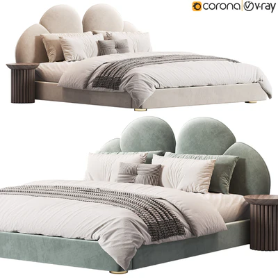Danon Suede bed by Casaspace — Вид 1