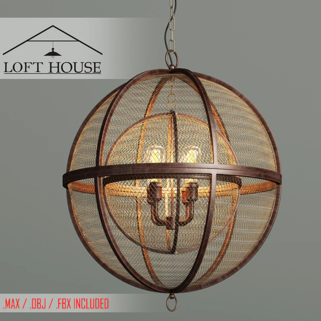 Hanging lamp LOFT HOUSE P-127 — Descargar