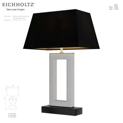 EICHOLTZ Table Lamp Arlington 111168 103115 — Ver 1