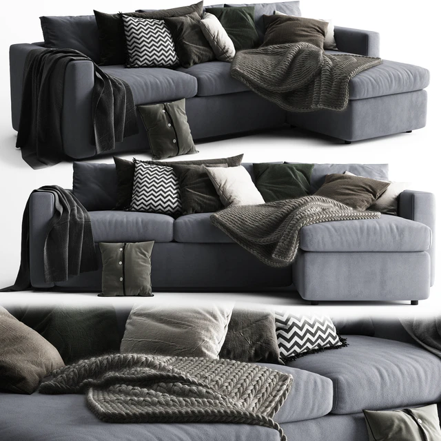 Ikea Vimle Chaise Longue Sofa - Scandinavian Set — Скачать