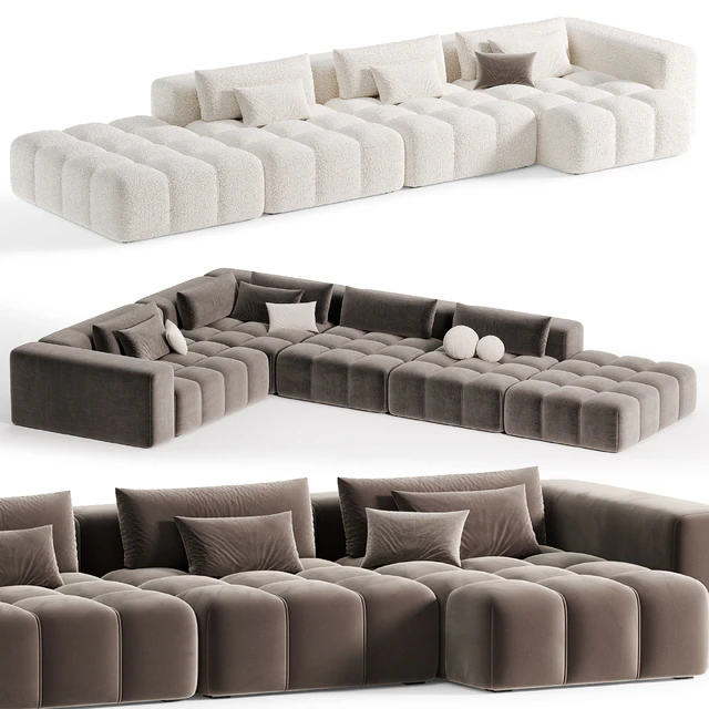 Modular Sofa CORBIN Sofa modern 02 By Cazarina — Descargar
