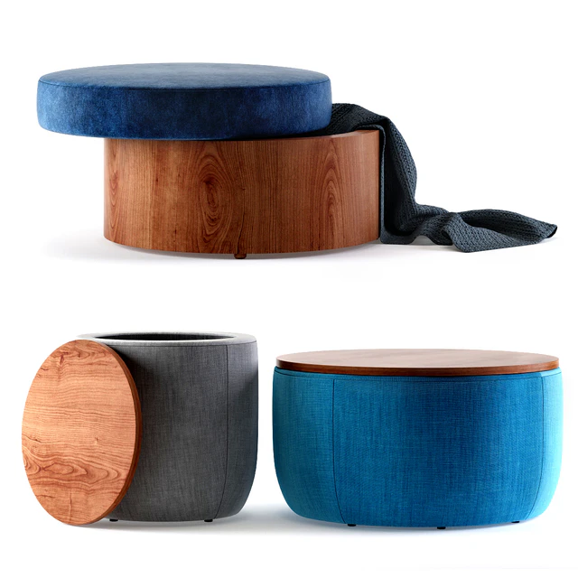 West Elm Storage Ottomans — Скачать