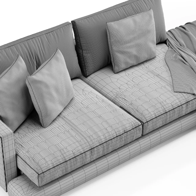 Flexform Long Island Sofa Set 01 — Descargar