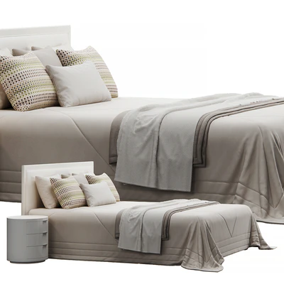 Rectangular Headboard Bed — Вид 4