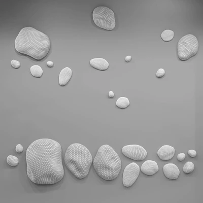HP Decor Wall decor STONE II — Ver 3