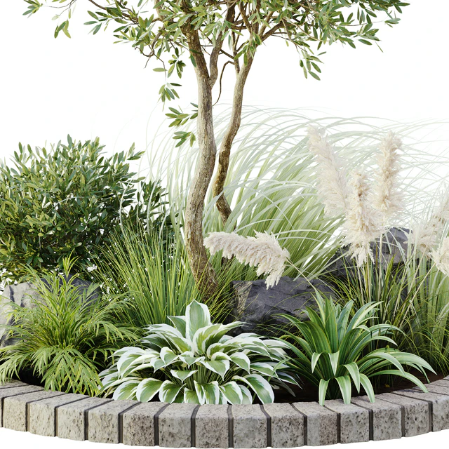 outdoor plant set 05 — Скачать