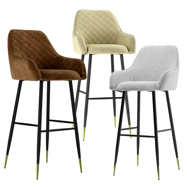 Барный стул Ivar. Antiba Bar Stool Onix Mebel — Скачать