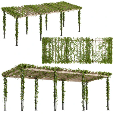 Pergola with Ivy v10 — Вид 1