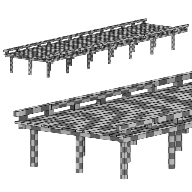 Прибрежный морской причал — Скачать