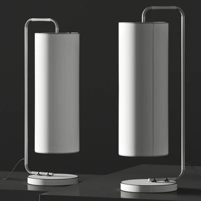 Crate and Barrel Oralee Glass Cylinder Table Lamp — Вид 2