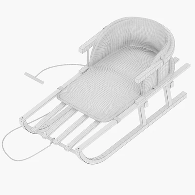 wooden sled — Ver 4
