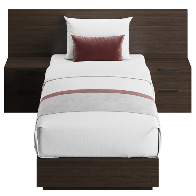 Single bed for hotel room 1 — Скачать