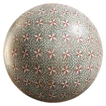 flower patterned tiles 001 — Descargar